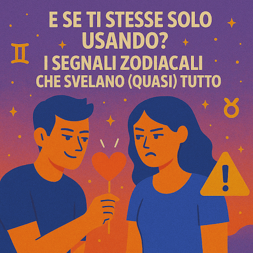 Mi sta solo usando? Scoprilo con i segnali del suo segno zodiacale